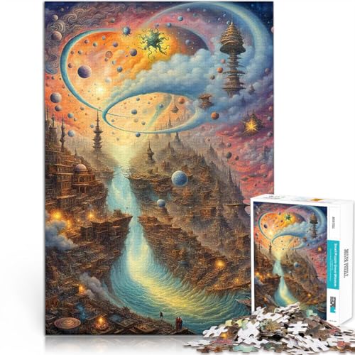 Puzzle 1000 Teile für Teenager Trippy Psychedelisch Lernspiel-Herausforderungsspielzeug mit passendem Poster und Quizblatt 50x70cm Puzzle 1000 Teile für Teenager Trippy Psychedelisch Lernspiel-Herausforderungsspielzeug mit passendem Poster und Quizblatt 50x70cm von BKDNNUJR