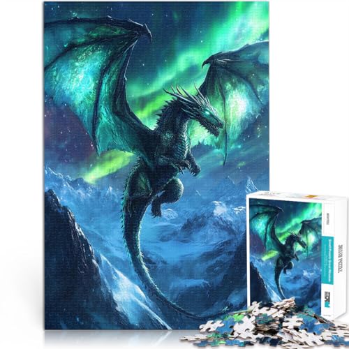 Puzzle für Erwachsene, 1000 Teile Aurora Seraphim Drache Stressabbau Schwierige Herausforderung Künstlersammlung, Bildende Kunst 26x38cm Puzzle für Erwachsene, 1000 Teile Aurora Seraphim Drache Stressabbau Schwierige Herausforderung Künstlersammlung, Bildende Kunst 26x38cm von BKDNNUJR