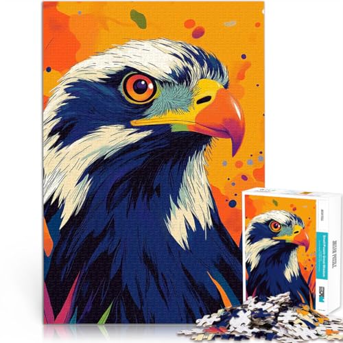 Puzzle für Erwachsene, 1000 Teile Buntes Adlerporträt Trainieren Sie Ihr Gehirn und Ihre Hände Einzigartige Geburtstags- und Geschenkideen 50x70cm Puzzle für Erwachsene, 1000 Teile Buntes Adlerporträt Trainieren Sie Ihr Gehirn und Ihre Hände Einzigartige Geburtstags- und Geschenkideen 50x70cm von BKDNNUJR