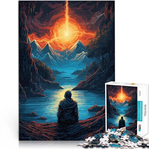Puzzle für Erwachsene, 1000 Teile Finden Sie Ihr Zen Dekomprimierendes intellektuelles Lernspielzeug Tolles Geschenk für Spiele 50x70cm von BKDNNUJR