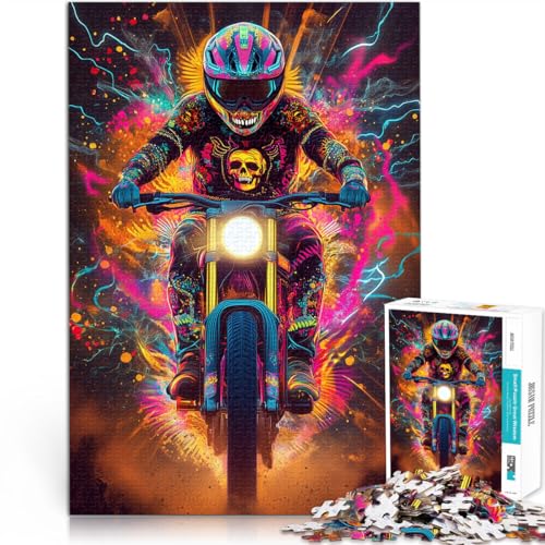 Puzzle für Erwachsene, 1000 Teile Gewalttätiger Fahrer Geschenke zum Suchbegriff: Herausfordernde Spiele Wanddekoration 26x38cm von BKDNNUJR