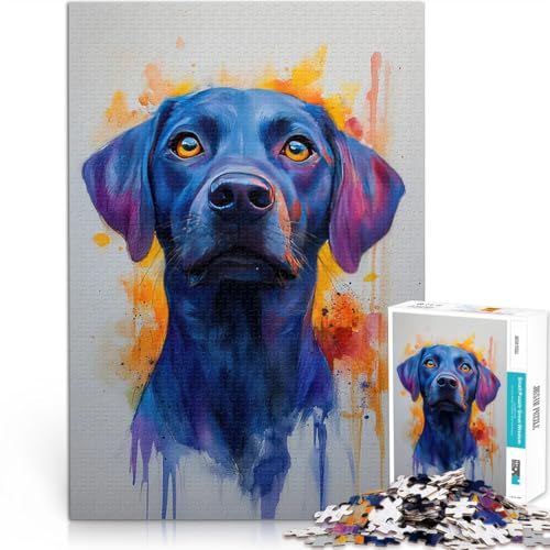Puzzle für Erwachsene, 1000 Teile Labrador Retriever Hundeporträt Herausforderndes Spiel Wunschliste mit dem Weihnachtsmann 26x38cm Puzzle für Erwachsene, 1000 Teile Labrador Retriever Hundeporträt Herausforderndes Spiel Wunschliste mit dem Weihnachtsmann 26x38cm von BKDNNUJR