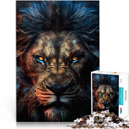 Puzzle für Erwachsene, 1000 Teile Löwe Gehirnintelligenz-Herausforderung süchtig machendes Spielzeug Perfekte Dekoration 50x70cm Puzzle für Erwachsene, 1000 Teile Löwe Gehirnintelligenz-Herausforderung süchtig machendes Spielzeug Perfekte Dekoration 50x70cm von BKDNNUJR