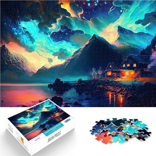 Puzzle für Erwachsene, 1000 Teile Magische Landschaft 03 für Lernspiel-Herausforderungsspielzeug Geburtstagsgeschenk 50x70cm von BKDNNUJR