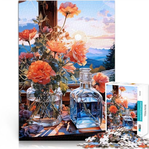 Puzzle für Erwachsene 1000 Teile Landschaftabstrakt BlumenVase Spielzeug-Intellektuelles Spiel Wunschliste mit dem Weihnachtsmann 50x70cm Puzzle für Erwachsene 1000 Teile Landschaftabstrakt BlumenVase Spielzeug-Intellektuelles Spiel Wunschliste mit dem Weihnachtsmann 50x70cm von BKDNNUJR