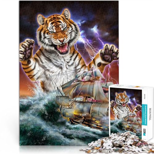Puzzle für Erwachsene 1000 Teile Monster Titan Tiger Kraken Trainieren Sie Ihr Gehirn und Ihre Hände Für Paare geeignet 26x38cm Puzzle für Erwachsene 1000 Teile Monster Titan Tiger Kraken Trainieren Sie Ihr Gehirn und Ihre Hände Für Paare geeignet 26x38cm von BKDNNUJR