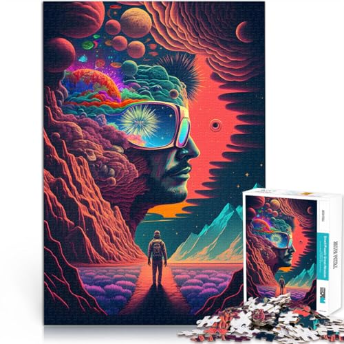 Puzzle für Erwachsene 1000 Teile Psychedelischer Mindtrip Anspruchsvolles Spiel und Familienspaß Geschenk zum Geburtstag 26x38cm Puzzle für Erwachsene 1000 Teile Psychedelischer Mindtrip Anspruchsvolles Spiel und Familienspaß Geschenk zum Geburtstag 26x38cm von BKDNNUJR