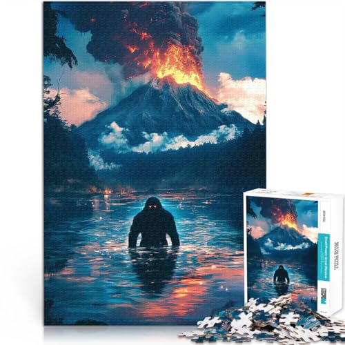 Puzzle für Erwachsene mit 1000 Teilen Bigfoot und Vulkan Anspruchsvolles Spiel und Familienspaß Lernspiel für Geburtstag, Weihnachten 26x38cm Puzzle für Erwachsene mit 1000 Teilen Bigfoot und Vulkan Anspruchsvolles Spiel und Familienspaß Lernspiel für Geburtstag, Weihnachten 26x38cm von BKDNNUJR