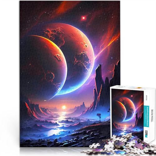 Puzzle für Erwachsene mit 1000 Teilen Doppelplaneten-Universum für Lernspiel-Herausforderungsspielzeug Verbessern Sie das Gedächtnis 50x70cm Puzzle für Erwachsene mit 1000 Teilen Doppelplaneten-Universum für Lernspiel-Herausforderungsspielzeug Verbessern Sie das Gedächtnis 50x70cm von BKDNNUJR