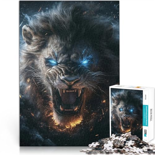 Puzzle für Erwachsene mit 1000 Teilen Feuriges Löwengebrüll~ Geschenke zum Suchbegriff: Herausfordernde Spiele Geburtstagsgeschenk, Geschenke 26x38cm Puzzle für Erwachsene mit 1000 Teilen Feuriges Löwengebrüll~ Geschenke zum Suchbegriff: Herausfordernde Spiele Geburtstagsgeschenk, Geschenke 26x38cm von BKDNNUJR