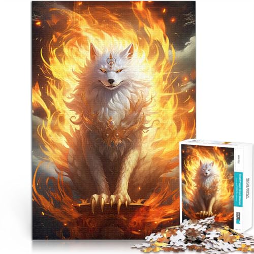 Puzzle für Erwachsene mit 1000 Teilen Kitsune Fuchs Tier Lernspiel-Herausforderungsspielzeug Geschenke für Freunde und Familie 26x38cm Puzzle für Erwachsene mit 1000 Teilen Kitsune Fuchs Tier Lernspiel-Herausforderungsspielzeug Geschenke für Freunde und Familie 26x38cm von BKDNNUJR
