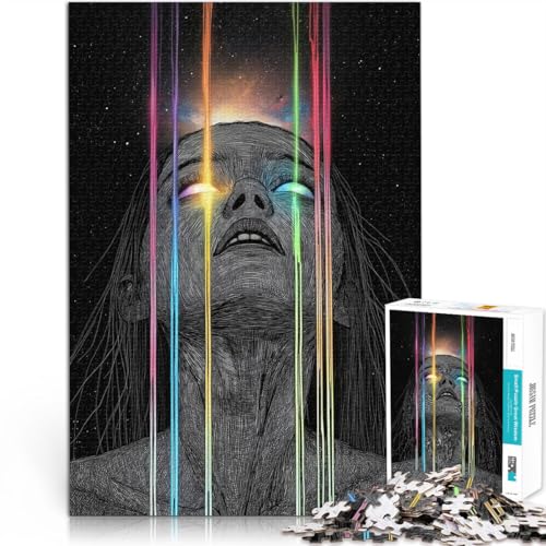 Puzzle für Erwachsene mit 1000 Teilen Kosmische Tränen Lernspiel-Herausforderungsspielzeug Lernspiel für Geburtstag, Weihnachten 26x38cm von BKDNNUJR