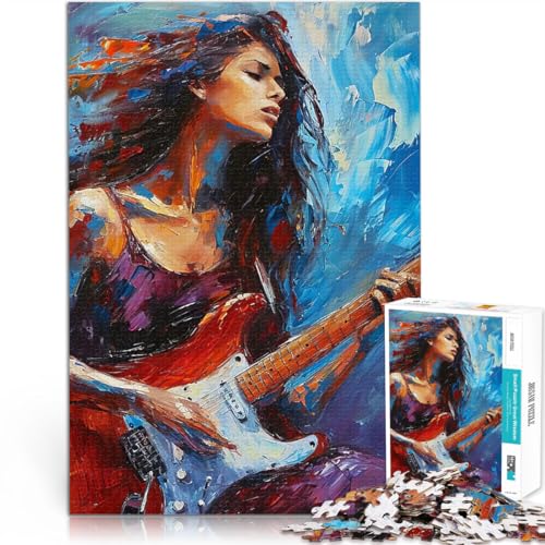 Puzzle für Erwachsene mit 1000 Teilen Melodien im Sonnenlicht für Lernspiel-Herausforderungsspielzeug Wanddekoration 26x38cm von BKDNNUJR