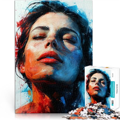 Puzzle für Erwachsene mit 1000 Teilen Porträt Einer Frau Stressabbau – Staycation – Zeit totschlagen Eltern-Kind-Interaktion 50x70cm Puzzle für Erwachsene mit 1000 Teilen Porträt Einer Frau Stressabbau – Staycation – Zeit totschlagen Eltern-Kind-Interaktion 50x70cm von BKDNNUJR