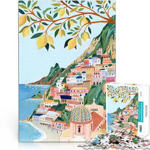 Puzzle für Erwachsene mit 1000 Teilen Positano, Italien Anspruchsvolles Spiel und Familienspaß Tolle Geschenke und Spielzeuge 26x38cm Puzzle für Erwachsene mit 1000 Teilen Positano, Italien Anspruchsvolles Spiel und Familienspaß Tolle Geschenke und Spielzeuge 26x38cm von BKDNNUJR