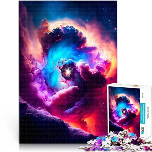 Puzzle für Erwachsene mit 1000 Teilen Riesenstern Spielzeug-Intellektuelles Spiel eignet ganze Familie 26x38cm von BKDNNUJR