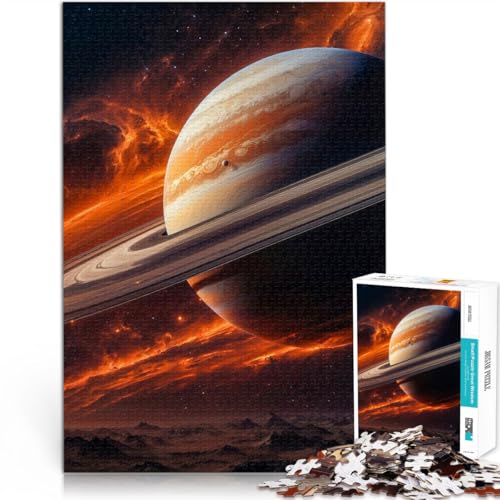 Puzzle für Erwachsene mit 1000 Teilen Saturn im Weltraum Geschenke zum Suchbegriff: Herausfordernde Spiele Heimdekoration Spielzeug 50x70cm Puzzle für Erwachsene mit 1000 Teilen Saturn im Weltraum Geschenke zum Suchbegriff: Herausfordernde Spiele Heimdekoration Spielzeug 50x70cm von BKDNNUJR