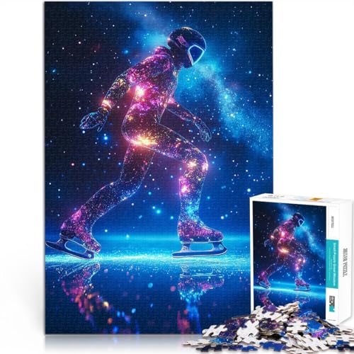 Puzzle für Jugendliche 1000 Teile Eislaufen mit Stars Geschenke zum Suchbegriff: Herausfordernde Spiele Verbessern Sie das Gedächtnis 26x38cm von BKDNNUJR