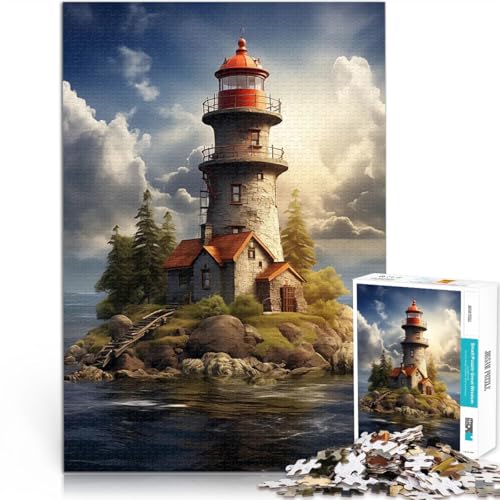 Puzzle für Jugendliche 1000 Teile Fantasie Leuchtturm Sturm Geschenke zum Suchbegriff: Herausfordernde Spiele Perfekte Dekoration 50x70cm Puzzle für Jugendliche 1000 Teile Fantasie Leuchtturm Sturm Geschenke zum Suchbegriff: Herausfordernde Spiele Perfekte Dekoration 50x70cm von BKDNNUJR