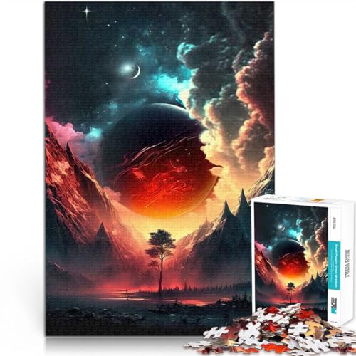 Puzzle für Jugendliche 1000 Teile Fantasielandschaft Stressabbau Schwierige Herausforderung Tolle Geschenke und Spielzeuge 26x38cm Puzzle für Jugendliche 1000 Teile Fantasielandschaft Stressabbau Schwierige Herausforderung Tolle Geschenke und Spielzeuge 26x38cm von BKDNNUJR