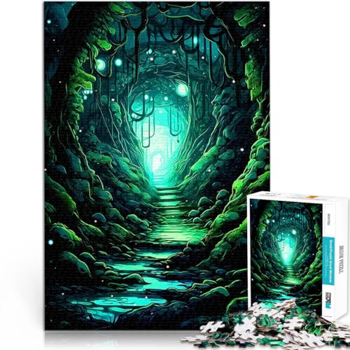 Puzzle für Jugendliche 1000 Teile Fantasiewald Gehirnintelligenz-Herausforderung süchtig machendes Spielzeug Heimdekoration Spielzeug 50x70cm Puzzle für Jugendliche 1000 Teile Fantasiewald Gehirnintelligenz-Herausforderung süchtig machendes Spielzeug Heimdekoration Spielzeug 50x70cm von BKDNNUJR