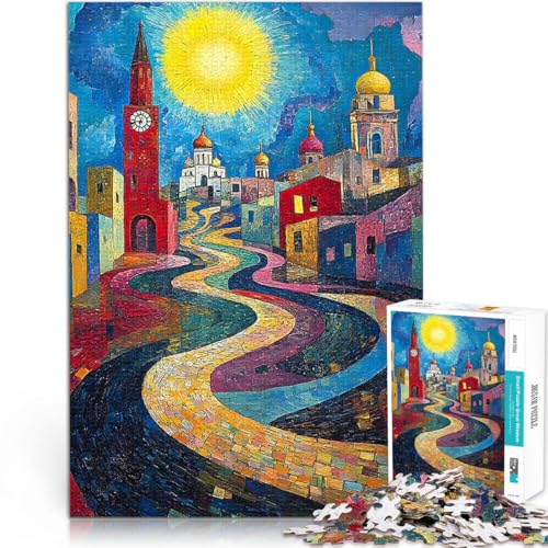 Puzzle für Jugendliche 1000 Teile Gewundene Stadtlandschaft Spielzeug für die ganze Familie Wunschliste mit dem Weihnachtsmann 50x70cm Puzzle für Jugendliche 1000 Teile Gewundene Stadtlandschaft Spielzeug für die ganze Familie Wunschliste mit dem Weihnachtsmann 50x70cm von BKDNNUJR