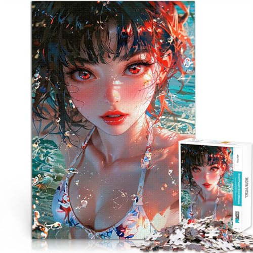 Puzzle für Jugendliche 1000 Teile Hübsche Süße im Pool Pädagogisches Spielzeug zum Stressabbau mit passendem Poster und Quizblatt 50x70cm Puzzle für Jugendliche 1000 Teile Hübsche Süße im Pool Pädagogisches Spielzeug zum Stressabbau mit passendem Poster und Quizblatt 50x70cm von BKDNNUJR