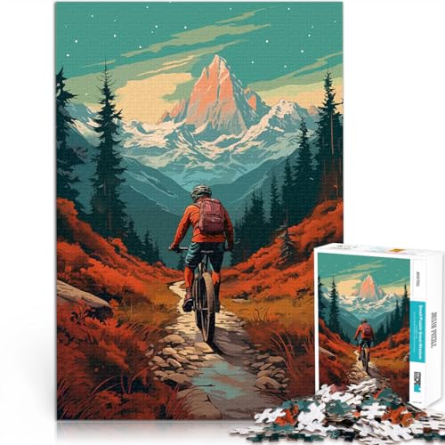Puzzle für Jugendliche 1000 Teile Mountainbike-Abenteuer Spielzeug Lernspiele Stressabbau Geeignet für die Schreibtischdekoration 50x70cm Puzzle für Jugendliche 1000 Teile Mountainbike-Abenteuer Spielzeug Lernspiele Stressabbau Geeignet für die Schreibtischdekoration 50x70cm von BKDNNUJR