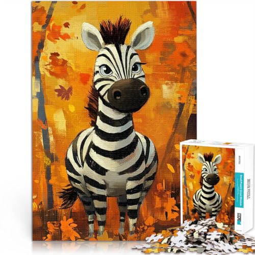 Puzzle für Jugendliche 1000 Teile Niedliche Zebramalerei Spielzeug Lernspiele Stressabbau Einzigartige Wohndekoration und Geschenke 26x38cm Puzzle für Jugendliche 1000 Teile Niedliche Zebramalerei Spielzeug Lernspiele Stressabbau Einzigartige Wohndekoration und Geschenke 26x38cm von BKDNNUJR