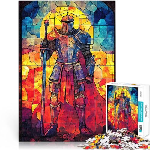 Puzzle für Jugendliche 1000 Teile Ritter aus Buntglas Spielzeug-Intellektuelles Spiel eignet ganze Familie 50x70cm Puzzle für Jugendliche 1000 Teile Ritter aus Buntglas Spielzeug-Intellektuelles Spiel eignet ganze Familie 50x70cm von BKDNNUJR