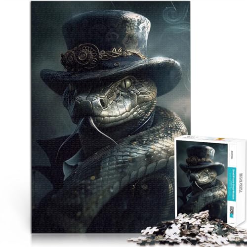 Puzzle für Jugendliche 1000 Teile Steampunk Schlange Dunkel Anspruchsvolles Spiel und Familienspaß Geburtstagsgeschenke 50x70cm Puzzle für Jugendliche 1000 Teile Steampunk Schlange Dunkel Anspruchsvolles Spiel und Familienspaß Geburtstagsgeschenke 50x70cm von BKDNNUJR