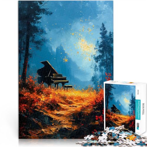 Puzzle für Jugendliche 1000 Teile Wald Klavier Natur für Lernspiel-Herausforderungsspielzeug Geeignet für die Schreibtischdekoration 50x70cm Puzzle für Jugendliche 1000 Teile Wald Klavier Natur für Lernspiel-Herausforderungsspielzeug Geeignet für die Schreibtischdekoration 50x70cm von BKDNNUJR