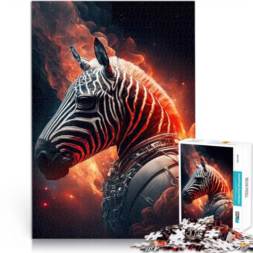 Puzzle für Jugendliche 1000 Teile Zebra-Astronaut Geschenke zum Suchbegriff: Herausfordernde Spiele Geburtstagsgeschenke 50x70cm Puzzle für Jugendliche 1000 Teile Zebra-Astronaut Geschenke zum Suchbegriff: Herausfordernde Spiele Geburtstagsgeschenke 50x70cm von BKDNNUJR
