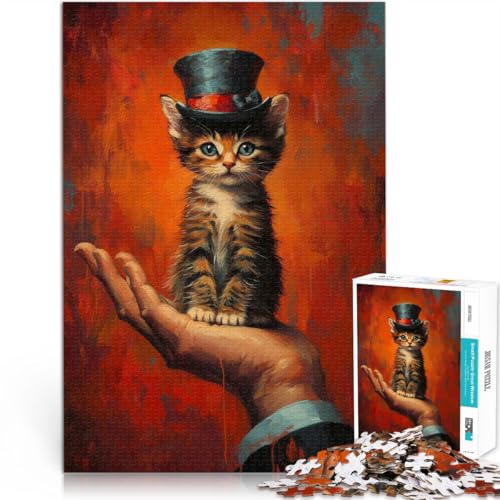 Puzzle für Jugendliche 1000 Teile Zylinder-Kätzchen Spielzeug Lernspiele Stressabbau denn eignet ganze Familie 50x70cm Puzzle für Jugendliche 1000 Teile Zylinder-Kätzchen Spielzeug Lernspiele Stressabbau denn eignet ganze Familie 50x70cm von BKDNNUJR