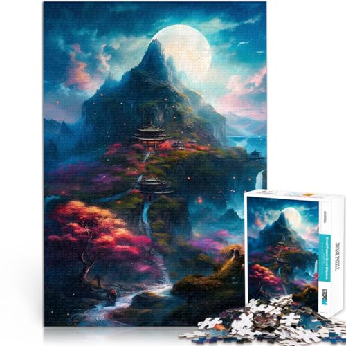 Puzzle für Jugendliche 1000 Teile atemberaubende Landschaft Anspruchsvolles Spiel und Familienspaß Geburtstagsgeschenk, Geschenke 26x38cm von BKDNNUJR