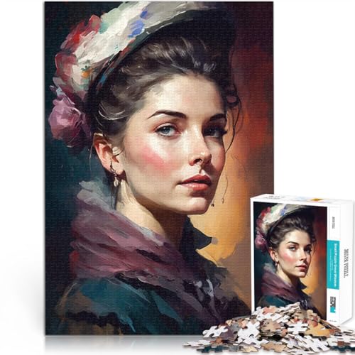 Puzzle für Teenager 1000 Teile Die malerische Frau für Lernspiel-Herausforderungsspielzeug Tolle Geschenke und Spielzeuge 26x38cm Puzzle für Teenager 1000 Teile Die malerische Frau für Lernspiel-Herausforderungsspielzeug Tolle Geschenke und Spielzeuge 26x38cm von BKDNNUJR