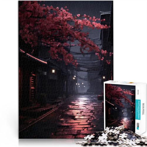 Puzzle für Teenager 1000 Teile Dunkle Japan-Dorfgasse Pädagogisches Spielzeug zum Stressabbau Lernspiel für Geburtstag, Weihnachten 50x70cm Puzzle für Teenager 1000 Teile Dunkle Japan-Dorfgasse Pädagogisches Spielzeug zum Stressabbau Lernspiel für Geburtstag, Weihnachten 50x70cm von BKDNNUJR