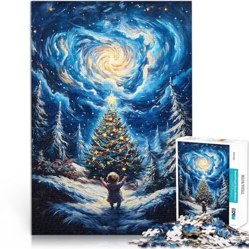 Puzzle für Teenager 1000 Teile Kind starrt auf Weihnachtsbaum Lernspielzeug für die ganze Familie Tolles Geschenk für Spiele 26x38cm Puzzle für Teenager 1000 Teile Kind starrt auf Weihnachtsbaum Lernspielzeug für die ganze Familie Tolles Geschenk für Spiele 26x38cm von BKDNNUJR