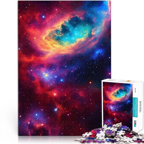 Puzzle für Teenager 1000 Teile Kosmischer Raum Gehirnintelligenz-Herausforderung süchtig machendes Spielzeug Heimdekoration Spielzeug 26x38cm Puzzle für Teenager 1000 Teile Kosmischer Raum Gehirnintelligenz-Herausforderung süchtig machendes Spielzeug Heimdekoration Spielzeug 26x38cm von BKDNNUJR