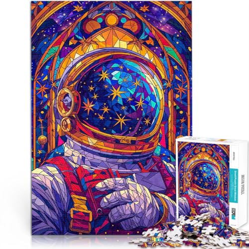 Puzzle für Teenager 1000 Teile Kosmischer Reisender Lernspiel-Herausforderungsspielzeug einzigartiges Herausforderungsspiel 26x38cm von BKDNNUJR