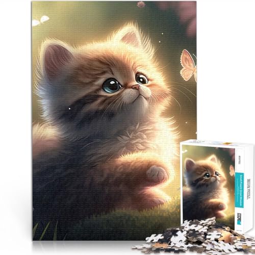 Teenager 1000 Teile Puzzle EIN süßes Kätzchen Helfen Sie dem Gehirn, süchtig machende Spielzeuge zu trainieren, um Geduld zu entwickeln Heimdekoration Spielzeug 26x38cm Teenager 1000 Teile Puzzle EIN süßes Kätzchen Helfen Sie dem Gehirn, süchtig machende Spielzeuge zu trainieren, um Geduld zu entwickeln Heimdekoration Spielzeug 26x38cm von BKDNNUJR