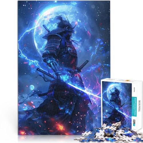 Teenager 1000 Teile Puzzle Samurais Blue Fury Familienspiel zum Stressabbau, schwierige Herausforderung Wichtelgeschenke 50x70cm Teenager 1000 Teile Puzzle Samurais Blue Fury Familienspiel zum Stressabbau, schwierige Herausforderung Wichtelgeschenke 50x70cm von BKDNNUJR