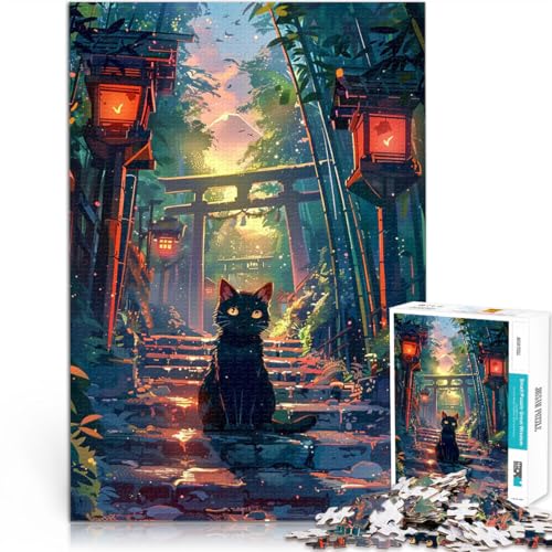 Teenager 1000 Teile Puzzle Süße Katze am Fuji-Berg Trainieren Sie Ihr Gehirn und Ihre Hände mit passendem Poster und Quizblatt 26x38cm Teenager 1000 Teile Puzzle Süße Katze am Fuji-Berg Trainieren Sie Ihr Gehirn und Ihre Hände mit passendem Poster und Quizblatt 26x38cm von BKDNNUJR