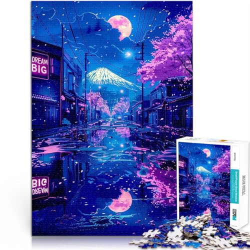 Teenager 1000 Teile Puzzle Tokio Anime Ästhetik Mond Pädagogisches Spielzeug zum Stressabbau Tolle Geschenke und Spielzeuge 50x70cm Teenager 1000 Teile Puzzle Tokio Anime Ästhetik Mond Pädagogisches Spielzeug zum Stressabbau Tolle Geschenke und Spielzeuge 50x70cm von BKDNNUJR