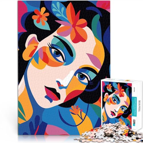 Teenager 1000-teiliges Puzzle Abstraktes Frauenporträt Anspruchsvolles Spiel und Familienspaß Lernspiel für Geburtstag, Weihnachten 26x38cm Teenager 1000-teiliges Puzzle Abstraktes Frauenporträt Anspruchsvolles Spiel und Familienspaß Lernspiel für Geburtstag, Weihnachten 26x38cm von BKDNNUJR