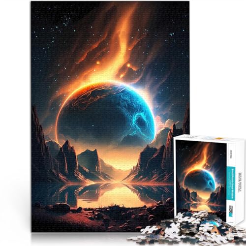 Teenager 1000-teiliges Puzzle Kosmische Heiligtumslandschaft Anspruchsvolles Spiel und Familienspaß Geburtstagsgeschenk 50x70cm von BKDNNUJR