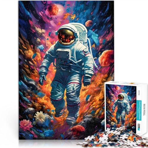 Teenager-Puzzle 1000 Teile Astronauten-Weltraum ist wild für Lernspiel-Herausforderungsspielzeug Geschenk zum Geburtstag 50x70cm von BKDNNUJR