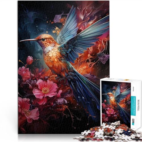 Teenager-Puzzle 1000 Teile Kolibri Gehirnintelligenz-Herausforderung süchtig machendes Spielzeug Wohnkunstdekor 50x70cm Teenager-Puzzle 1000 Teile Kolibri Gehirnintelligenz-Herausforderung süchtig machendes Spielzeug Wohnkunstdekor 50x70cm von BKDNNUJR