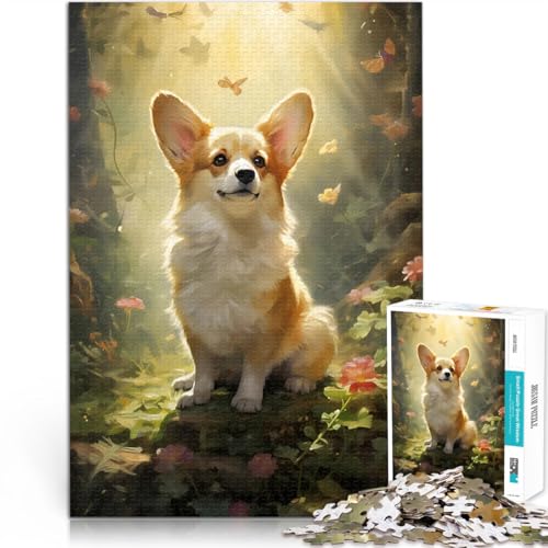 Teenager-Puzzle 1000 Teile Pembroke Welsh Corgi Gehirnintelligenz-Herausforderung süchtig machendes Spielzeug Heimdekoration Spielzeug 26x38cm Teenager-Puzzle 1000 Teile Pembroke Welsh Corgi Gehirnintelligenz-Herausforderung süchtig machendes Spielzeug Heimdekoration Spielzeug 26x38cm von BKDNNUJR