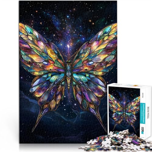 Teenager-Puzzle 1000 Teile Psychedelischer Schmetterling Dekomprimierendes intellektuelles Lernspielzeug tolles Geschenk 50x70cm Teenager-Puzzle 1000 Teile Psychedelischer Schmetterling Dekomprimierendes intellektuelles Lernspielzeug tolles Geschenk 50x70cm von BKDNNUJR